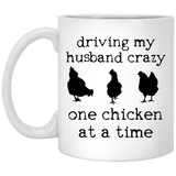 driving my husband crazy-chickens Mugs