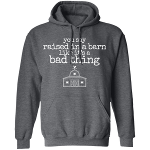 Raised in a Barn Pullover Hoodie