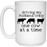 driving my husband crazy-cows mugs