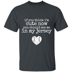 cute in my jersey Youth 100% Cotton T-Shirt