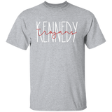Kennedy Red Script Apparel