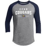 Echo Cougars Raglan 3/4 Sleeve Shirt