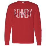 Kennedy Blue Script Apparel