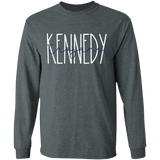 Kennedy Blue Script Apparel