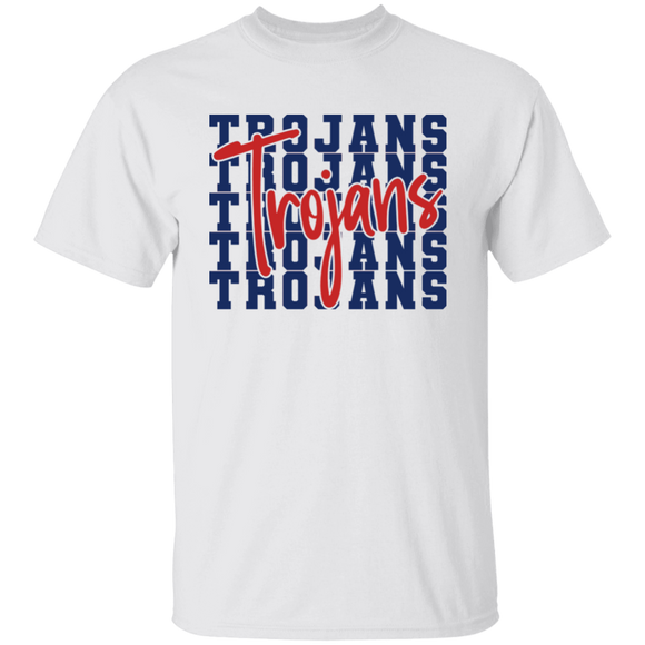 Trojan Blue Stacked Apparel