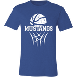 Mustang Basketball Unisex Jersey Short-Sleeve T-Shirt