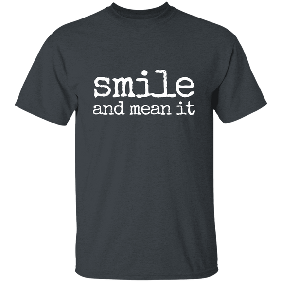 Smile and Mean It Youth 100% Cotton T-Shirt