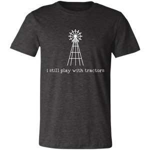 i still play with tractors Unisex Jersey Short-Sleeve T-Shirt