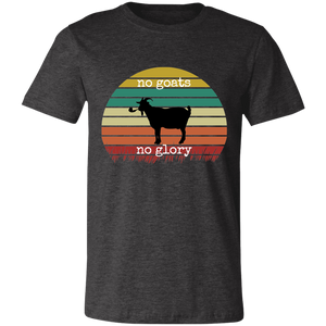 no goats no glory Unisex Jersey Short-Sleeve T-Shirt