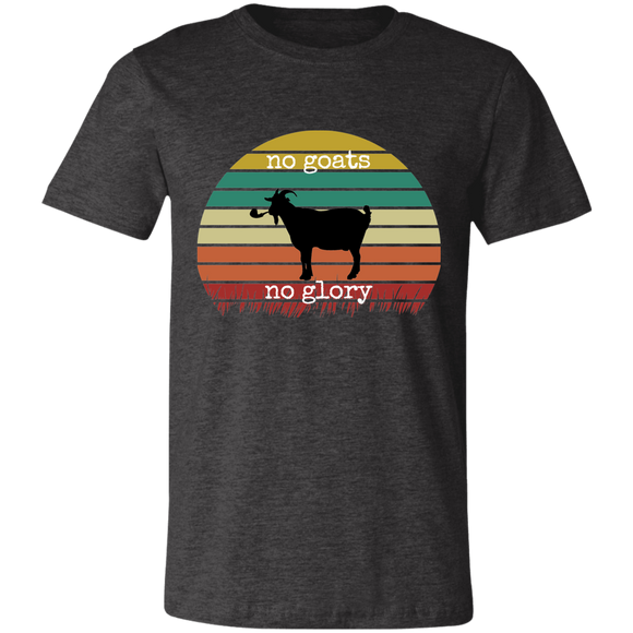 no goats no glory Unisex Jersey Short-Sleeve T-Shirt