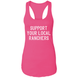 Support Ranchers Ladies Ideal Racerback Tank