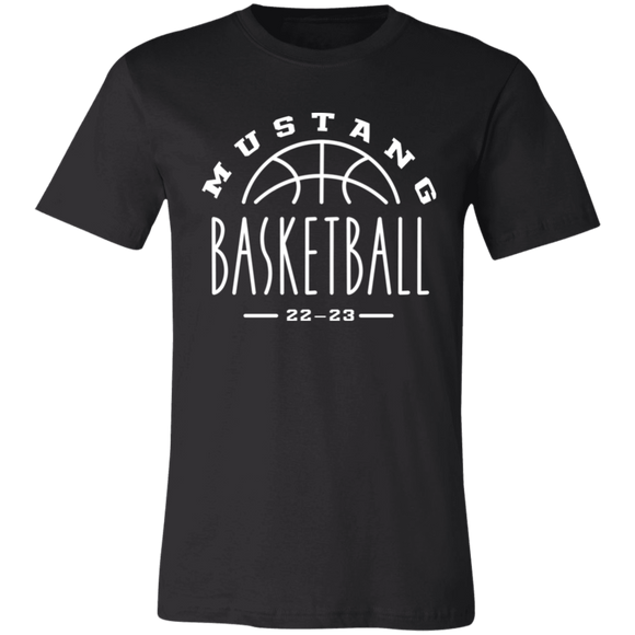 Mustang Basketball Unisex Jersey Short-Sleeve T-Shirt