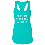 Support Ranchers Ladies Ideal Racerback Tank