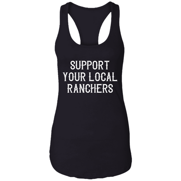 Support Ranchers Ladies Ideal Racerback Tank