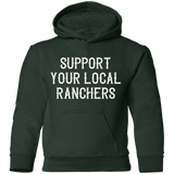 Support Ranchers Youth Pullover Hoodie