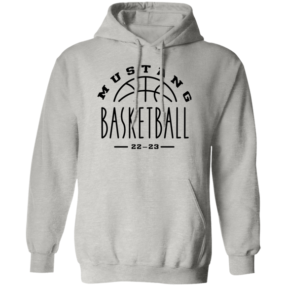 Mustang Basketball Pullover Hoodie