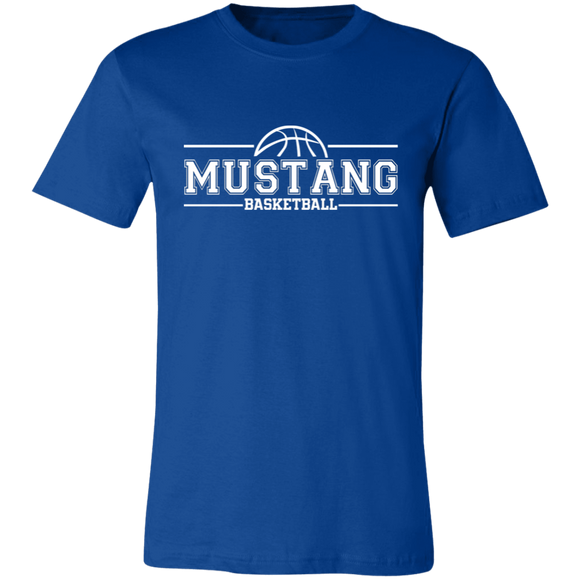 Mustang Basketball Unisex Jersey Short-Sleeve T-Shirt