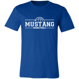 Mustang Basketball Unisex Jersey Short-Sleeve T-Shirt