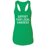 Support Ranchers Ladies Ideal Racerback Tank