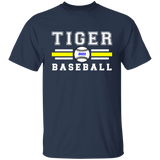 Tiger Baseball Youth 5.3 oz 100% Cotton T-Shirt