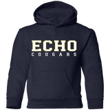 echo cougars Youth Pullover Hoodie