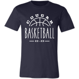 Cougar Basketball Unisex Jersey Short-Sleeve T-Shirt