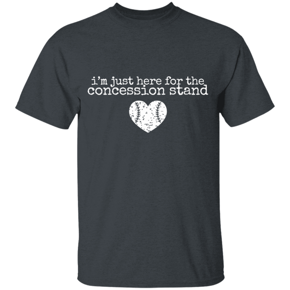 I'm here for the concession stand baseball Youth 100% Cotton T-Shirt
