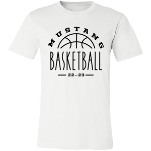 Mustang Basketball Unisex Jersey Short-Sleeve T-Shirt