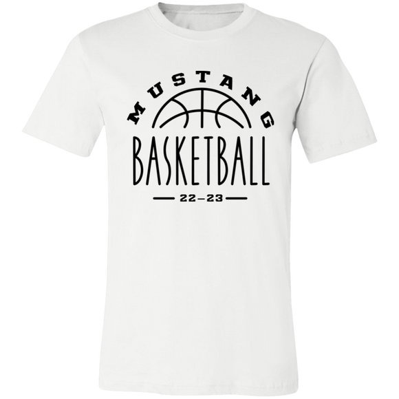 Mustang Basketball Unisex Jersey Short-Sleeve T-Shirt