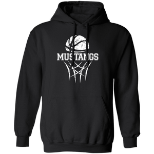 Mustang Basketball Pullover Hoodie
