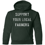 Support Farmers Youth Pullover Hoodie