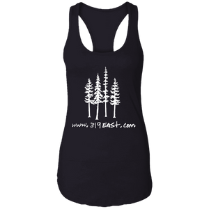 319 tree logo Ladies Ideal Racerback Tank