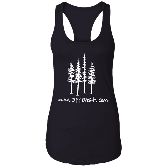 319 tree logo Ladies Ideal Racerback Tank