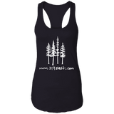319 tree logo Ladies Ideal Racerback Tank