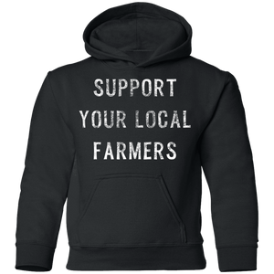 Support Farmers Youth Pullover Hoodie