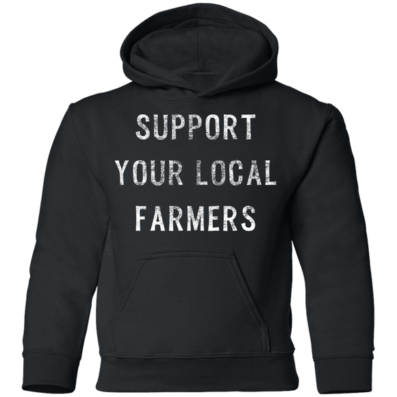 Support Farmers Youth Pullover Hoodie