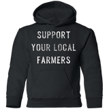 Support Farmers Youth Pullover Hoodie
