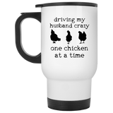 driving my husband crazy-chickens Mugs