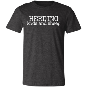herding kids and sheep Unisex Jersey Short-Sleeve T-Shirt