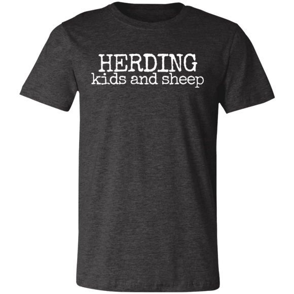 herding kids and sheep Unisex Jersey Short-Sleeve T-Shirt