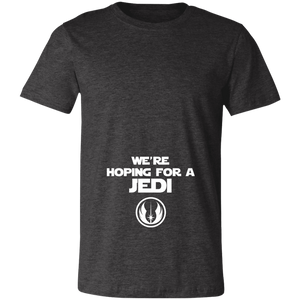 We're Hoping For a Jedi Unisex Jersey Short-Sleeve T-Shirt