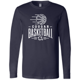 Cougar Basketball Men's Jersey LS T-Shirt