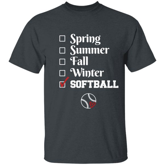 softball season Youth 100% Cotton T-Shirt