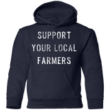 Support Farmers Youth Pullover Hoodie