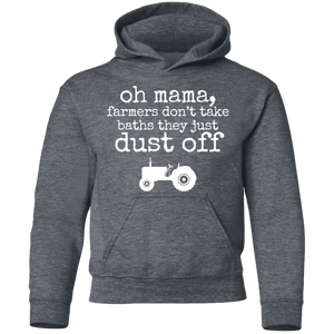 farmers just dust off Youth Pullover Hoodie