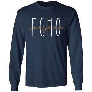Echo Cougars Long Sleeve Ultra Cotton T-Shirt