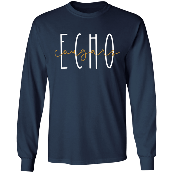 Echo Cougars Long Sleeve Ultra Cotton T-Shirt