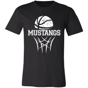 Mustang Basketball Unisex Jersey Short-Sleeve T-Shirt