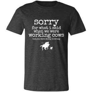 working cows Unisex Jersey Short-Sleeve T-Shirt