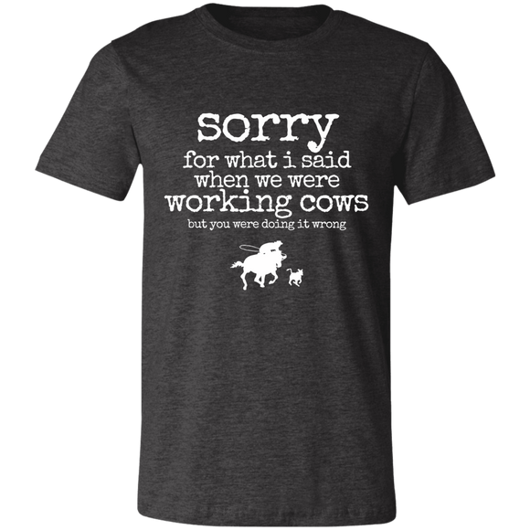 working cows Unisex Jersey Short-Sleeve T-Shirt